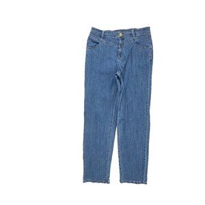 INC Straight Leg Women's size 14 Medium Wash Blue Denim Jeans